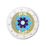 2 euros commémorative coincard BU France 2018 - Le Bleuet.