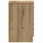 vidaXL Tables de chevet 2 Pièces chêne artisanal 38x35x55 cm