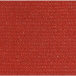 vidaXL Voile d'ombrage 160 g/m² Rouge 6x6 m PEHD