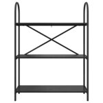 vidaXL Étagère Chêne noir 80 x 30 x 109 cm Bois d'ingénierie
