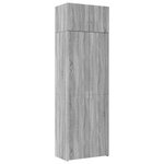 vidaXL Armoire de rangement sonoma gris 70x42 5x225 cm