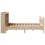 vidaXL Cadre de lit sans matelas 140x190 cm bois de pin massif