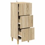 vidaXL Armoire à tiroirs Chêne Sonoma 33 x 34 5 x 90 cm