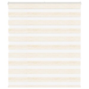 vidaXL Store zèbre beige marbré largeur du tissu 115 9 cm polyester