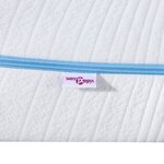 vidaXL Matelas Blanc 80 x 160 cm Mousse