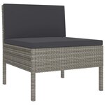 Salon de jardin meuble d'extérieur ensemble de mobilier 12 pièces avec coussins résine tressée gris 02_0015642