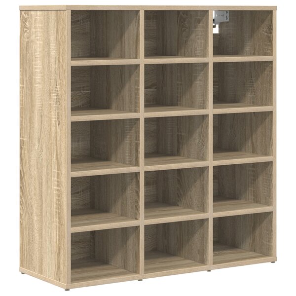 vidaXL Cabinet à chaussures avec étagère avec stockage Chêne sonoma 103x30x51 cm