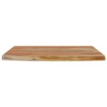 vidaXL Étagère murale rectangulaire massif acacia bordure assortie