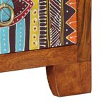 vidaXL Table de chevet 2 Pièces 35x35x45 cm bois d'acacia massif