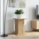 vidaXL Support de Plante 2 pièces Chêne artisanal 30 5 x 30 x 43 cm