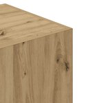 vidaXL Garde-robe chêne artisanal 80x52x180 cm bois d'ingénierie