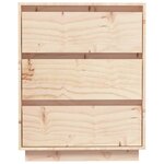 vidaXL Buffet 60x34x75 cm Bois massif de pin