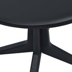 vidaXL Ensemble à dîner d'extérieur 5 Pièces Plastique rotin Anthracite