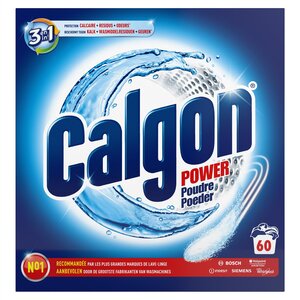 3en1 Poudre Anticalcaire Nettoyant pour Lave-linge - 60 doses CALGON