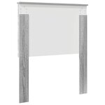 vidaXL Tête de lit Gris Sonoma 80 cm Bois d'ingénierie