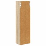 vidaXL Armoire murale de salle de bain Chêne Sonoma 20 x 14 x 70 cm