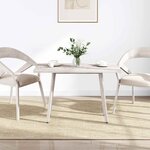 vidaXL Dessus de table blanc 100x50x2 5 cm bois de pin massif