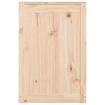 vidaXL Boîte à linge 88 5x44x66 cm Bois massif de pin