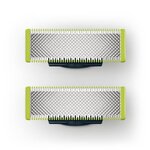 Philips lot de 2 lames one blade - qp220/55 - vert/noir