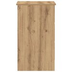 vidaXL Bureau chêne artisanal 90x45x76 cm bois d'ingénierie