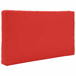 vidaXL Coussin de canapé d'extérieur 2 Pièces Rouge Polyester