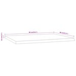 vidaXL Dessus de table 90x80x3 8 cm rectangulaire bois massif d'acacia