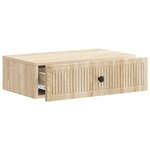 vidaXL Table d'appoint murale Chêne Sonoma 59 x 34 5 x 17 cm