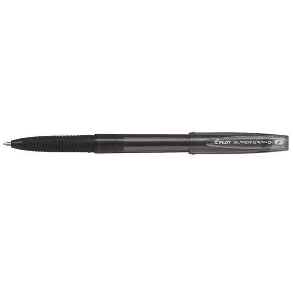 Stylo Bille SUPER GRIP G à Capuchon Pte Moyenne Noir PILOT
