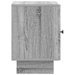vidaXL Cabinet de chevet 2 Pièces Sonoma gris 43 x 34 5 x 50 cm