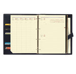 Agenda organiseur TIMER 29 PRESTIGE Luna noir ebene QUOVADIS