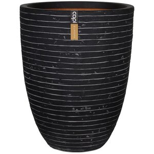 Capi Pot à fleurs Nature Row élégant bas 46x58 cm anthracite KRWZ783