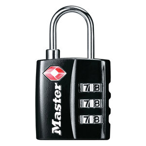Cadenas à Combinaison TSA  Noir   5 5 x 3 x 2 6 cm