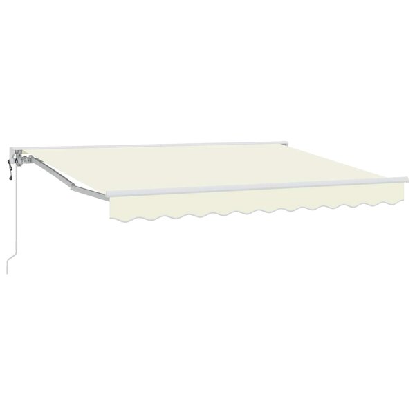 vidaXL Auvent rétractable électrique Crème 3 x 2 5 m