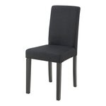 Lot de 2 chaises de salle à manger 89 x 43 x 54 cm salon design moderne cuisine noir 03_0009619