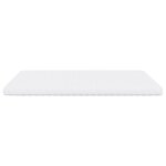 vidaXL Matelas en mousse blanc 160x210 cm 7 zones dureté 20 ILD
