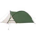 vidaXL Tente de camping à dôme 2 personne vert imperméable
