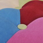 vidaXL Chaise française au design patchwork tissu