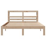 vidaXL Cadre de lit avec tête de lit sans matelas 160x200 cm