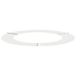 vidaXL Jardinières Blanches Blanches Plastique Grand Pliable