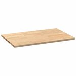 vidaXL Plan de travail de cuisine bois de chêne massif rectangulaire