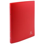 Classeur 2 Anneaux 15mm Polypropylène Opak - A4 - Rouge - X 25 - Exacompta