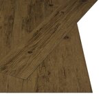 vidaXL Dalles de plancher autoadhésives 4 46 m² 3mm PVC marron naturel