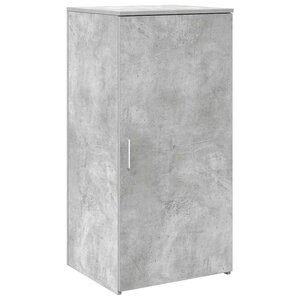 vidaXL Armoire de rangement gris béton 50x45x103 5cm bois d'ingénierie