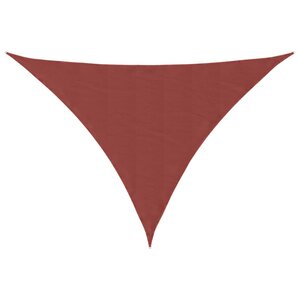 vidaXL Voile de parasol tissu oxford triangulaire 4x4x5 8m terre cuite