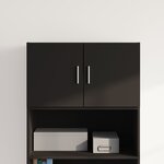 vidaXL Armoire murale noir 70x42 5x40 cm bois d'ingénierie