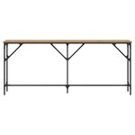 vidaXL Table Console Chêne Artisanal 180x23x75 cm Bois d'ingénierie