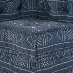 vidaXL Coussin Bleu 70 x 70 x 54 cm Polyester