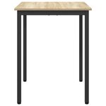 vidaXL Table de salle à manger / Table de repas MÉTAL