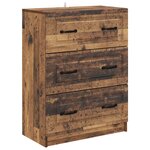 vidaXL Armoire à tiroirs Bois ancien 66 x 34 5 x 87 cm