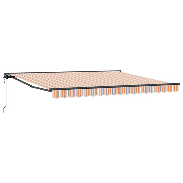 vidaXL Auvent Rétractable Bleu Marine 400x300 cm